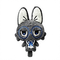 Barrette à cheveux avec oreilles de lapin pour enfants - Accessoire de coiffure de dessin animé
