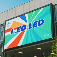 Pantalla LED Exterior Impermeable IP65 a Todo Color P10/P8/P6.66/P5.71/P4.44/P3.33, Cartel Publicitario de Texto para Estadios y Centros Comerciales