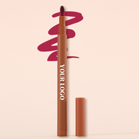 Crayon à lèvres liquide anti-transfert végétalien, maquillage waterproof pour les lèvres et contour des lèvres, marque privée
