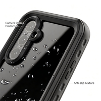Étui de téléphone portable étanche IP68 antichoc en TPU+PC+PET pour A54 5G A16 4G/5G