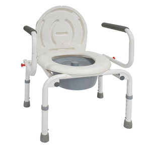 Silla de Inodoro YK813 Ajustable en Altura, Montada en el Suelo, Fácil de Limpiar, para Ancianos y Mujeres Embarazadas - Product Image 4