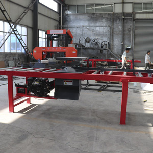 Sierra de corte vertical portátil de una sola hoja, 650 mm de ancho máximo, motor de gasolina de 15 kW, máquina para trabajar la madera, fácil operación - Product Image 3
