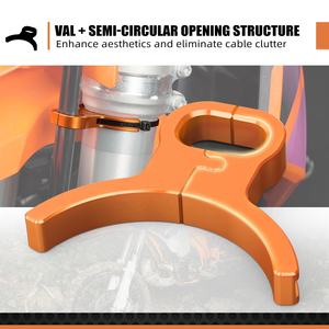 NICECNC-Guide de Tuyau de Frein Avant pour <span class=keywords><strong>KTM</strong></span> 125 250 350 450 500 XC/<span class=keywords><strong>SX</strong></span>/XCF/SXF/EXC/EXCF/XCW/XCF-W/XW-F 2004-2026 - Product Image 2