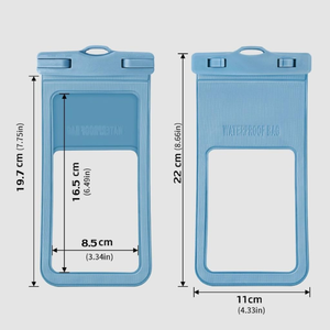 Étui de téléphone portable en PU étanche universel au design de luxe <span class=keywords><strong>avec</strong></span> pochette scellée en PVC transparent - Product Image 4