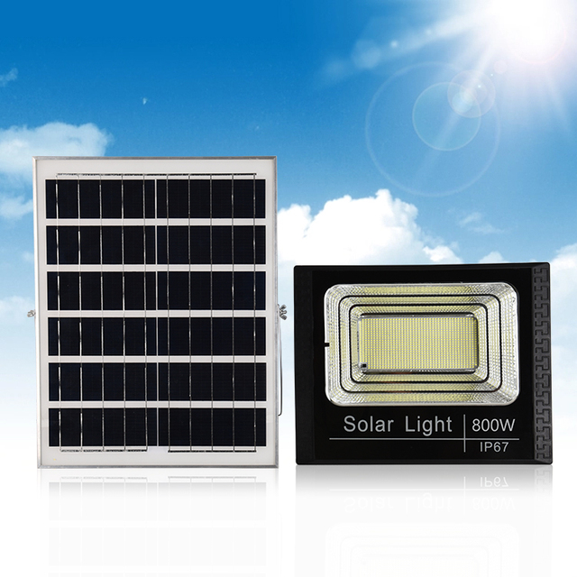High Efficiency Outdoor Ip67 Waterproof 30w 50w 100w 200w 300w 400w 500w 800w Remote Control Solar Flood Light