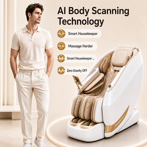 Luxury 4D Track Zero Gravity Chair & <b>Bed</b> with AI Voice Control CE Certified Touch Screen Dual Control - Product Image 1