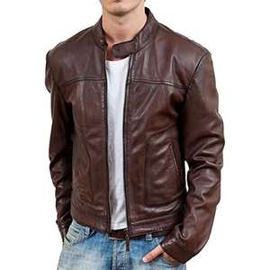 Chaquetas de cuero ajustadas para hombre, producto de invierno, diseño personalizado, superventas - Product Image 2