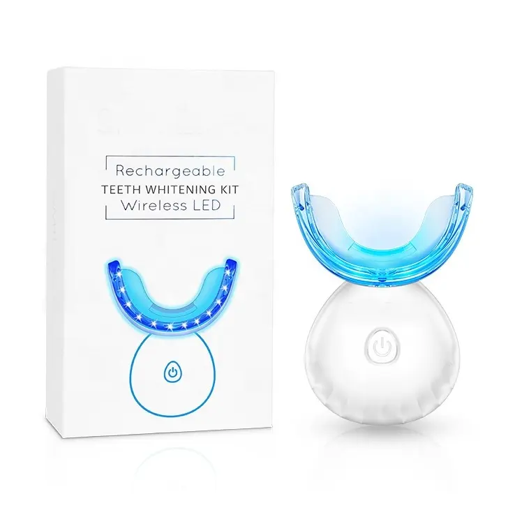 Rechargeable Whitening Kit Dental Instrument Set Teeth Whitening Gel Bleaching System Mouth Trays