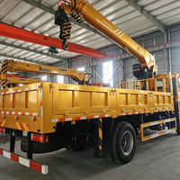 Grue à moment de charge élevé de 8 tonnes, moteur Yuchai, pompe hydraulique, châssis SHACMAN G500 4x2, hauteur de levage de 8,5 m, stabilisateurs, garantie 1 an