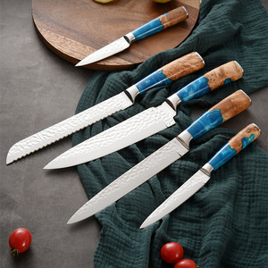Juego de <span class=keywords><strong>cuchillos</strong></span> de cocina de acero inoxidable, juego de <span class=keywords><strong>cuchillos</strong></span> de chef <span class=keywords><strong>con</strong></span> mango de resina azul <span class=keywords><strong>con</strong></span> imán y soporte para <span class=keywords><strong>cuchillos</strong></span>, gran oferta, 6 uds. - Product Image 3