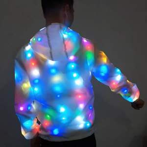 Giacca LED Unisex Colorata con Luci Multicolore per Spettacoli, Feste, Club, Balli di Fine Anno <span class=keywords><strong>e</strong></span> Abbigliamento da Ballo - Product Image 5