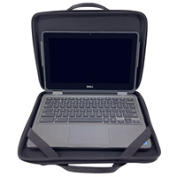 Tas Jinjing Portabel Desain Organizer Multi-Saku untuk Perjalanan Bisnis, Cocok untuk MacBook Air Pro, Lenovo HP Dell