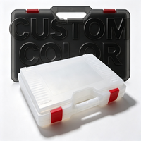 U-S005 Boîte de transport et de rangement robuste en plastique PP léger de 16 pouces pour outils et équipements, avec insert en mousse PE/EVA/PU