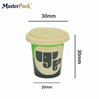 Capsule de café vide personnalisée avec logo, mini-capsule individuelle en plastique avec couvercle, motif personnalisé, marque de café, étiquette privée
