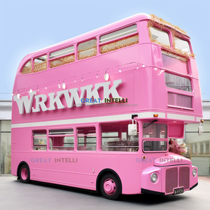 Prix d'usine Bus électrique à deux étages Eggroll et riz frit crêpe alimentaire café camion à vendre Usa chariot de crème glacée Mobile - Product Image 5