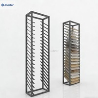 Présentoir de sol en céramique de haute qualité pour carreaux, grande capacité, pour échantillons de marbre artificiel et dalles de quartz, idéal pour les salles d'exposition