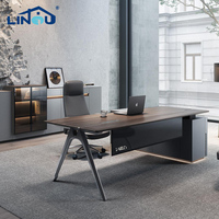 Bureau de direction moderne, table de bureau pour PDG, poste de travail pour directeur, mobilier pour entreprise, lieu de travail