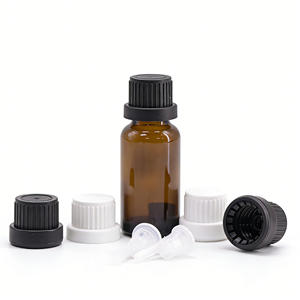 Vente en gros de bouchons compte-gouttes Euro anti-effraction de 18 mm avec bouchon intérieur pour flacon d'huile essentielle - Product Image 2