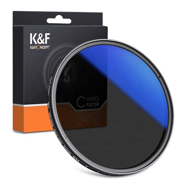 K&F Concept Blue Coat ND2-400 37mm Variable ND Filter Dslr Camera Filter Variable Nd