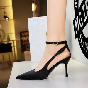 New Women High Heels Shoes Female PU Leather <strong>Pumps</strong> Sandals Sexy Party Office Lady Banquet Shoes Fashion Comfortable Dress Shoes - Product Image 4