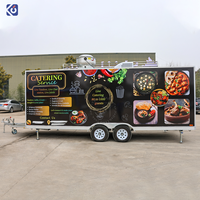 Camion de restauration entièrement équipé CAMPTRL, chariot à hot-dogs, remorque de restauration rapide, cuisine mobile, chariot de traiteur à vendre aux États-Unis
