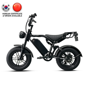 دراجة MOTOVELO Fire Bird الكهربائية للتنقل الحضري للبالغين، مقاس 16 بوصة، 48 فولت 500 واط 20 أمبير، مع نظام Shimano بـ 7 سرعات، ضوء LED، ونظام تعليق - Product Image 4