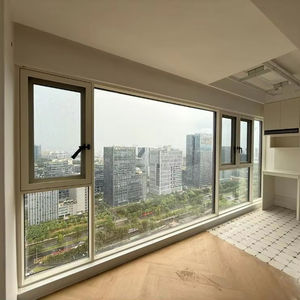 Fenêtre d'image en aluminium insonorisée pour les appartements de grande hauteur, une fenêtre fixe avec un <span class=keywords><strong>battant</strong></span> latéral fonctionnel intégré - Product Image 4