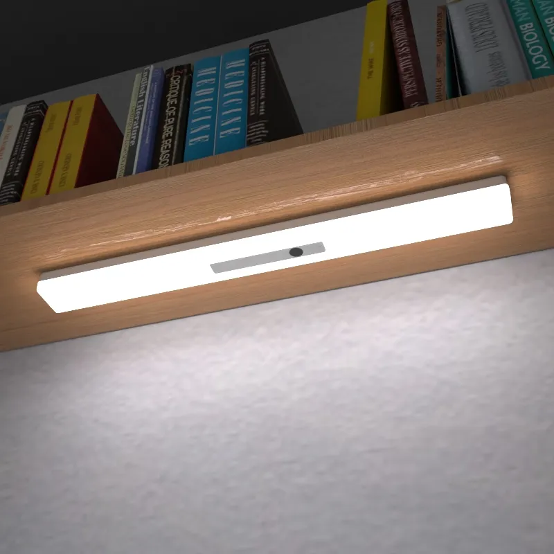 ambient sensor led night light with smart auto on bedside lamp wireless magnetic chargeable led closet light