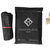 Sacs en plastique à fermeture éclair mats et givrés avec impression de logo personnalisé, sacs en polyéthylène noirs pour vêtements et t-shirts avec votre propre logo