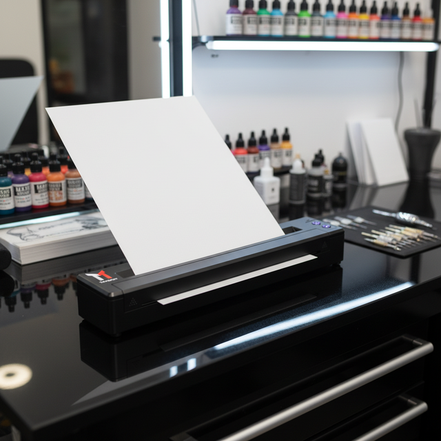 MHT-P19 Factory OEM&ODM Custom Portable Wireless Tattoo Stencil Printer Tattoo Copier Machine Tattoo Transfer Printer Supplier