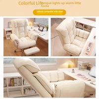 Chaise de bureau exécutive à dossier haut à prix abordable, en cuir PU réglable, design ergonomique, avec roulettes – Idéale pour le bureau à domicile, le salon, style contemporain