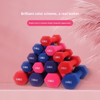 Haltères pour femmes, équipement de fitness à domicile, haltères hexagonaux en fonte solide pour étudiants, perte de poids, entraînement de force