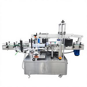 Máquina de pegatinas profesional Máquina de etiquetado de botellas redondas de botellas de agua verticales enrollables automáticas - Product Image 1