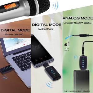 USB MICRÓFONO INALÁMBRICO <span class=keywords><strong>sistema</strong></span> de grabación con smartphone Android y Windows/ordenadores <span class=keywords><strong>Mac</strong></span> - Product Image 6