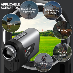 Sndway Sw-rf09, instrumen optik 1000m Mini Laser pengukur jarak teleskop untuk survei konstruksi bangunan - Product Image 5