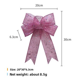 Cinta de Tul con Lentejuelas JQ para Decoración Navideña, Lazos, Manualidades, Envoltura de Regalos, Diseño Floral y de Puntos - Product Image 2