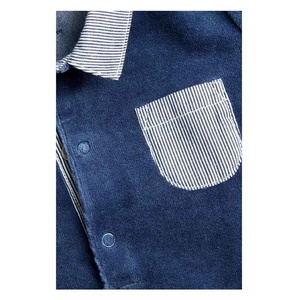 Clothes winter infant best, Velour Sleepsuit with foot <strong>pegs</strong> - Product Image 3