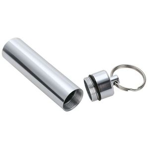 Customization Hot Selling <b>Pill</b> <b>Case</b> Mini Metal <b>Pill</b> Box Keychain Aluminum <b>Pill</b> Box Container - Product Image 2