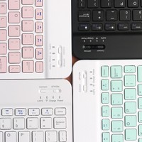 Clavier et souris sans fil rétroéclairés de 10 pouces, adaptés aux iPad, rétroéclairage LED pour ordinateur portable, vente flash, nouvelles tablettes, cadeaux