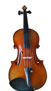Violín A10 de abeto europeo hecho a mano, tamaños 1/8 - 4/4, con pegamento animal y pintura artesanal. - Product Image 1