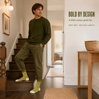 Chaussettes à motifs amusants, chaussettes rétro à motif vintage pour hommes et femmes, chaussettes à porter au quotidien