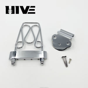 Pont de guitare électrique jazz <span class=keywords><strong>semi</strong></span>-creux de type LP-Pont de plaque de tension à 4 cordes-Plaque de tension de pont de guitare jazz <span class=keywords><strong>creuse</strong></span> - Product Image 4