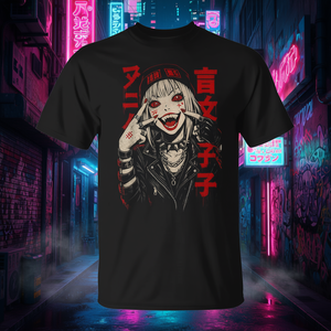 Camiseta de Anime y Manga de Estilo Urbano Japonés, Diseño Futurista Retro Techwear, Unisex, Talla Adulto - Product Image 3