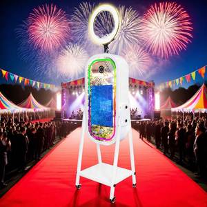 Новинка, модный промышленный ЖК-экран для селфи, сенсорный экран, заполняющий свет, фотобудка, машина для вечеринки, свадьбы, DSLR, зеркало для меня, фотобудка - Product Image 1