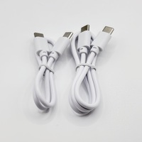 Câble de charge USB-C vers USB-C en PVC respectueux de l'environnement pour 30 cm, 50 cm, 1 m