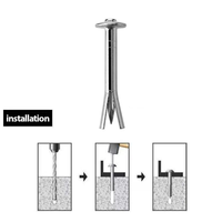 Rivets aveugles à extrémité ouverte sans nickel haute résistance, rivets à tête dôme en fer, 1/8 "-1/4" pouces DIN pour machines lourdes et applications structurelles ASTM