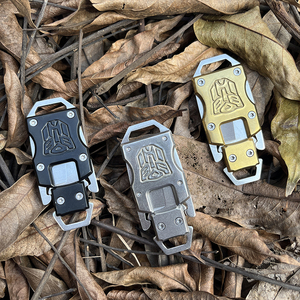 Đen bạc vàng dễ dàng mang theo dập nổi xử lý lưỡi nhỏ cắm trại ngoài trời Túi Giáng sinh kỳ nghỉ Nguồn cung cấp emhtiii dao - Product Image 2