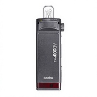 Godox AD200pro Lampu Flash Eksternal 200W TTL Sinkronisasi Kecepatan Tinggi Baterai Lithium Portabel Lampu Fotografi Dual-Head untuk Kamera
