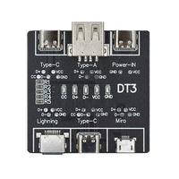 Testeur de câble USB JIAQISHENG JQS DT3, carte de détection de câble de données, certifié RoHS, IOS Android Micro Type-C, court-circuit marche/arrêt