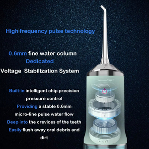 Irrigador Bucal Eléctrico Ursmile con Certificación IPX7, 3 Modos, Carga USB-C, Tanque Desmontable de 300 ml para Amígdalas - Product Image 5